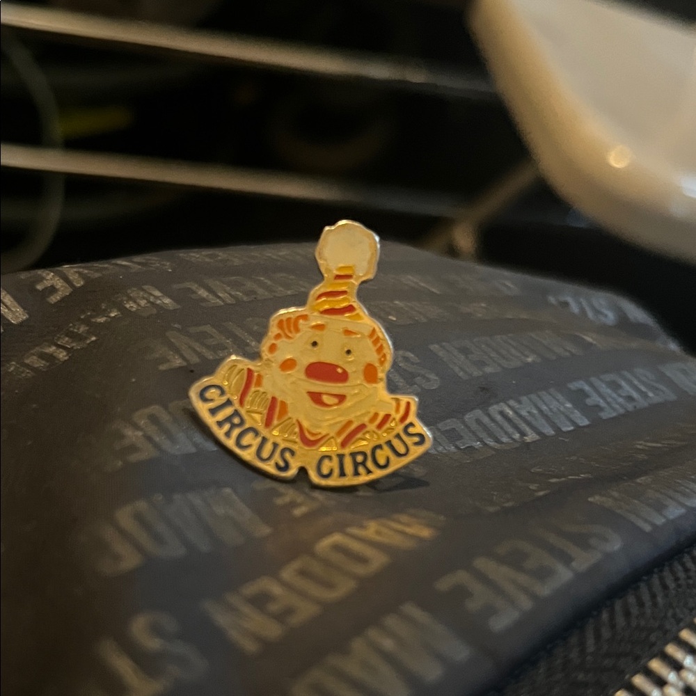 Steve Madden Colorful Circus Clown Pin - Picture 3 of 3